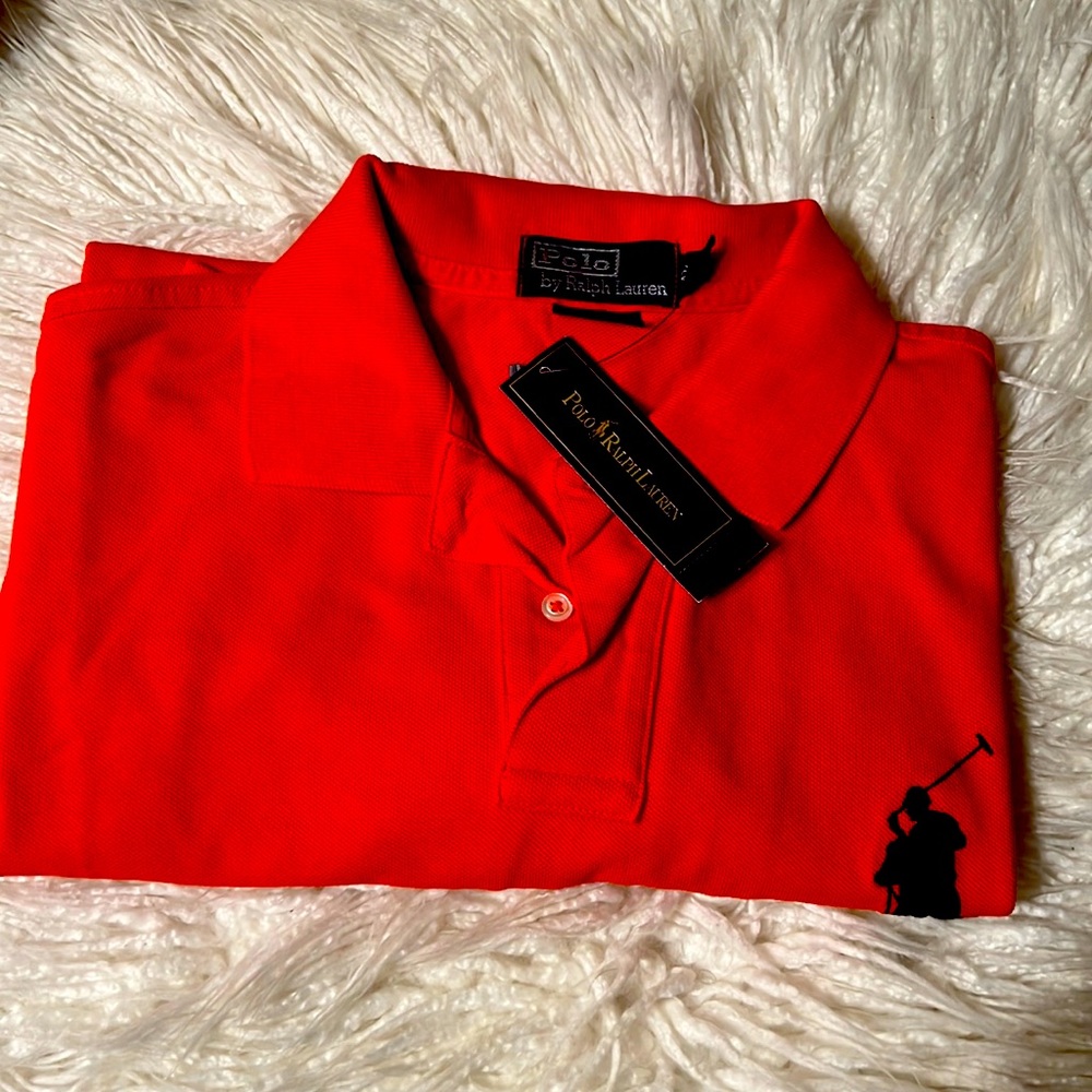 New color red size xl shirt by polo by Ralph Lauren